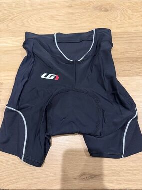 Louis Garneau Men's Black Padded Cycling Shorts